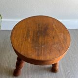 Wooden tripod stool