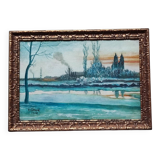 Peinture à l'huile de P. Gérard