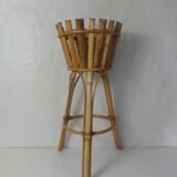 Rattan plant holder