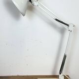 Vintage White Italian Architect Table Lamp, 1970s