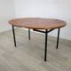 Vintage round dining table designed by Marcel Gascoin 1960s