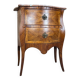 Commode Sauteuse Galbée En Marqueterie D’époque Louis XV XVIII Eme Siècle
