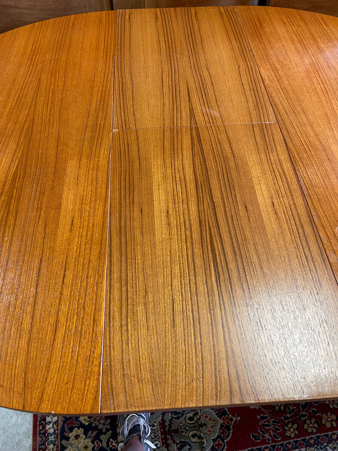 Round table extension butterfly vintage year 70