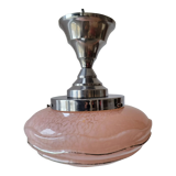 Pink Clichy glass ceiling light