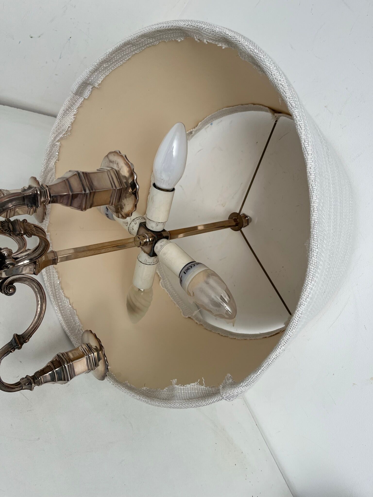 Vintage hot water bottle lamp