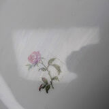 4 deep plates Bernardaud Limoges porcelain with floral decoration from the 1920s to 1950s.