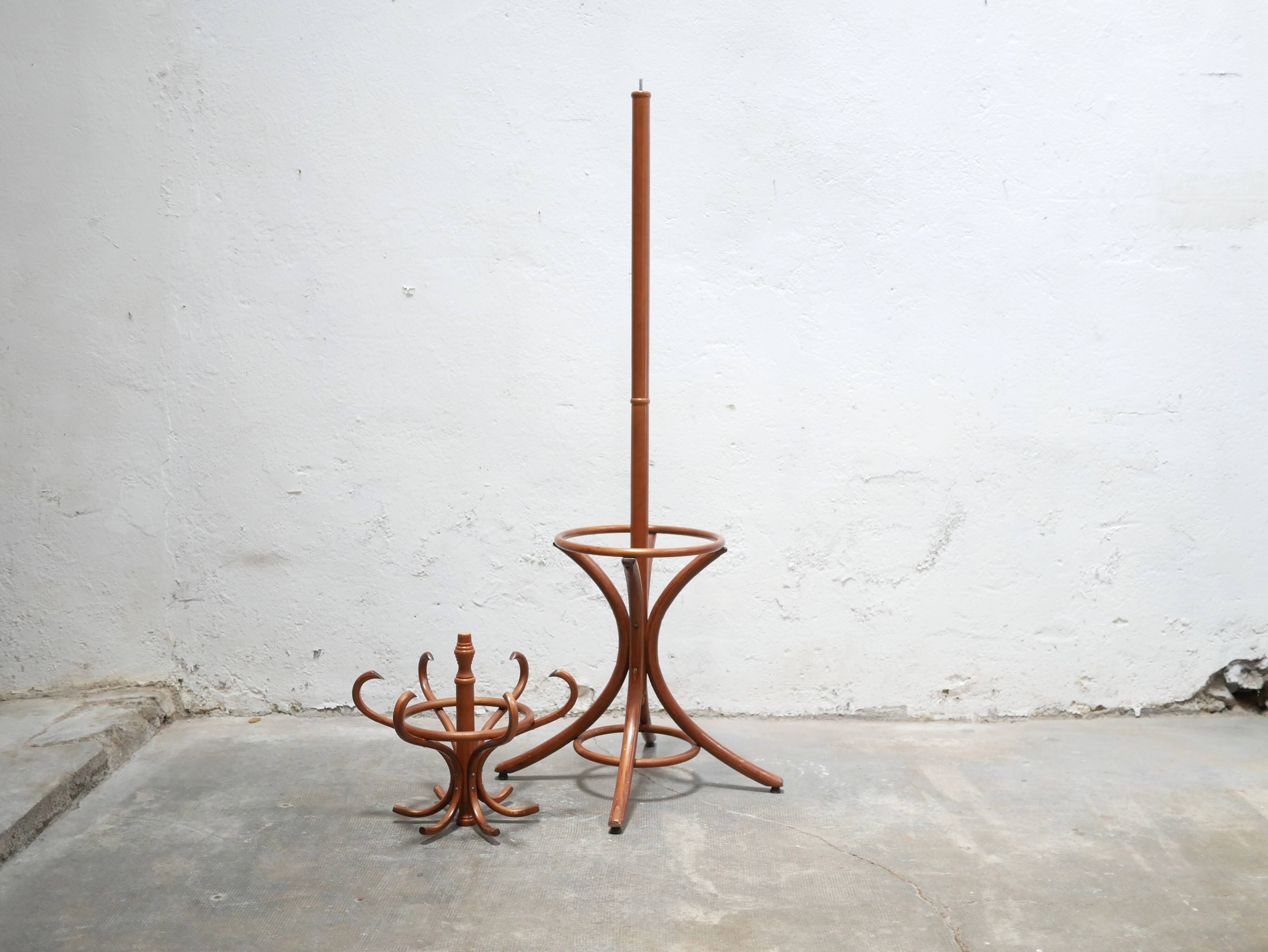 Vintage wooden parrot coat rack