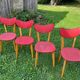 Série de 4 chaises vintage