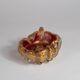 Barovier&Toso Murano "Cordonato d'Oro" Art Glass Bowl and Rare Glass Tamper