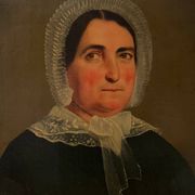 Antique 19th C Portrait Painting of a Beautiful Woman