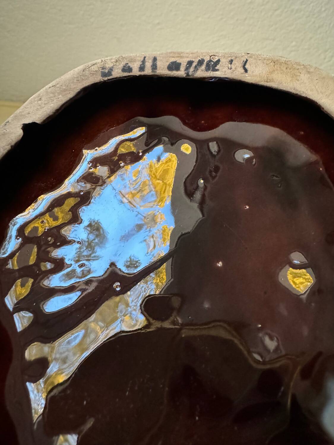 Vallauris ceramic flower emptier from the 60s