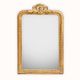 Louis-Philippe mirror from the 19th century with a ribbon trompe-l'œil frame.