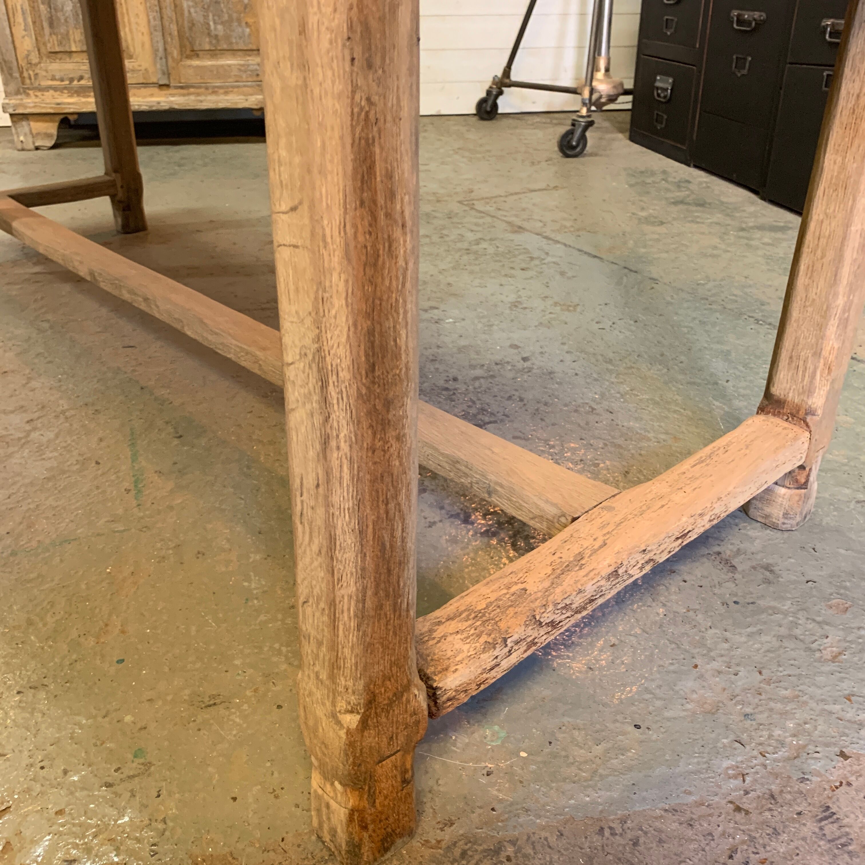 Walnut farmhouse table 1920