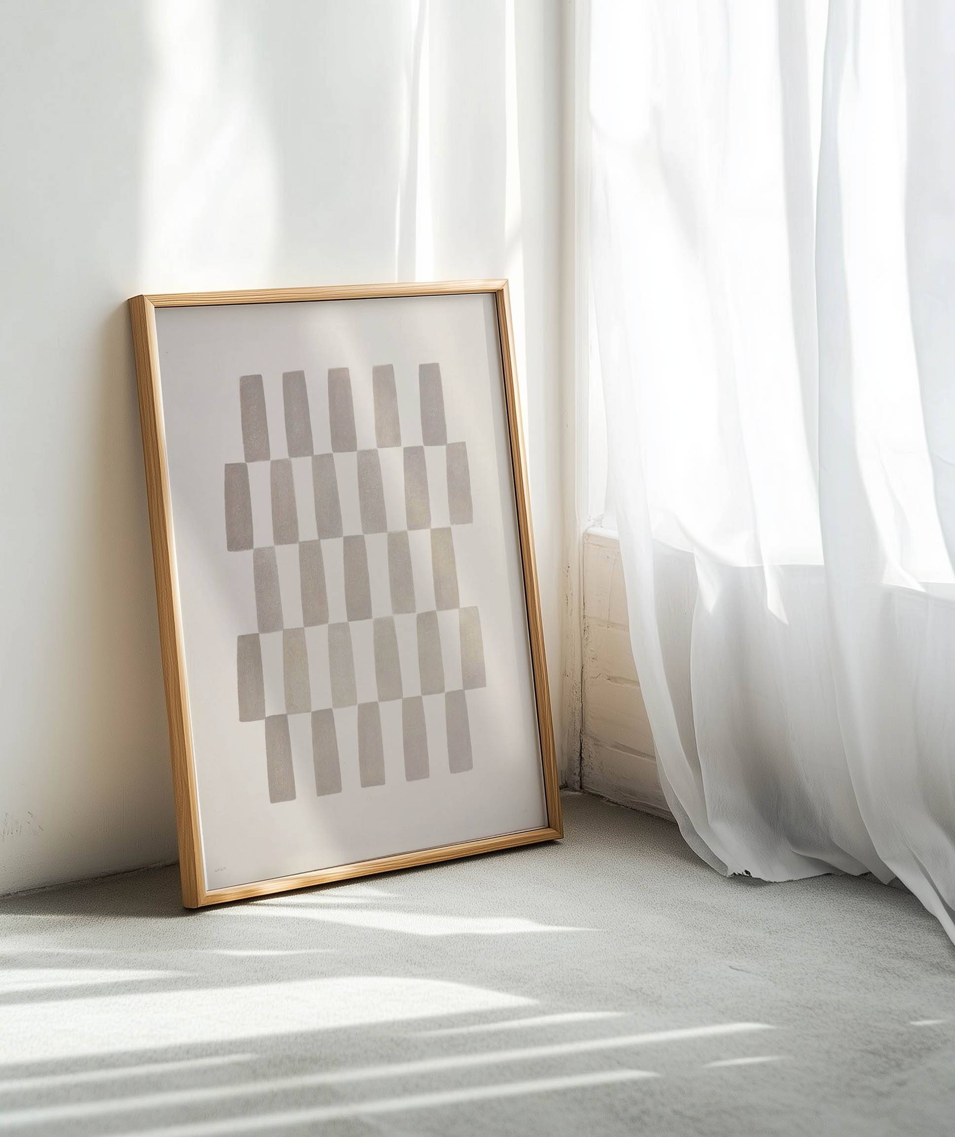 Painting 50x70cm abstract minimalist signed Eawy