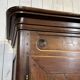 19th-century Breton wardrobe in oak and chestnut.