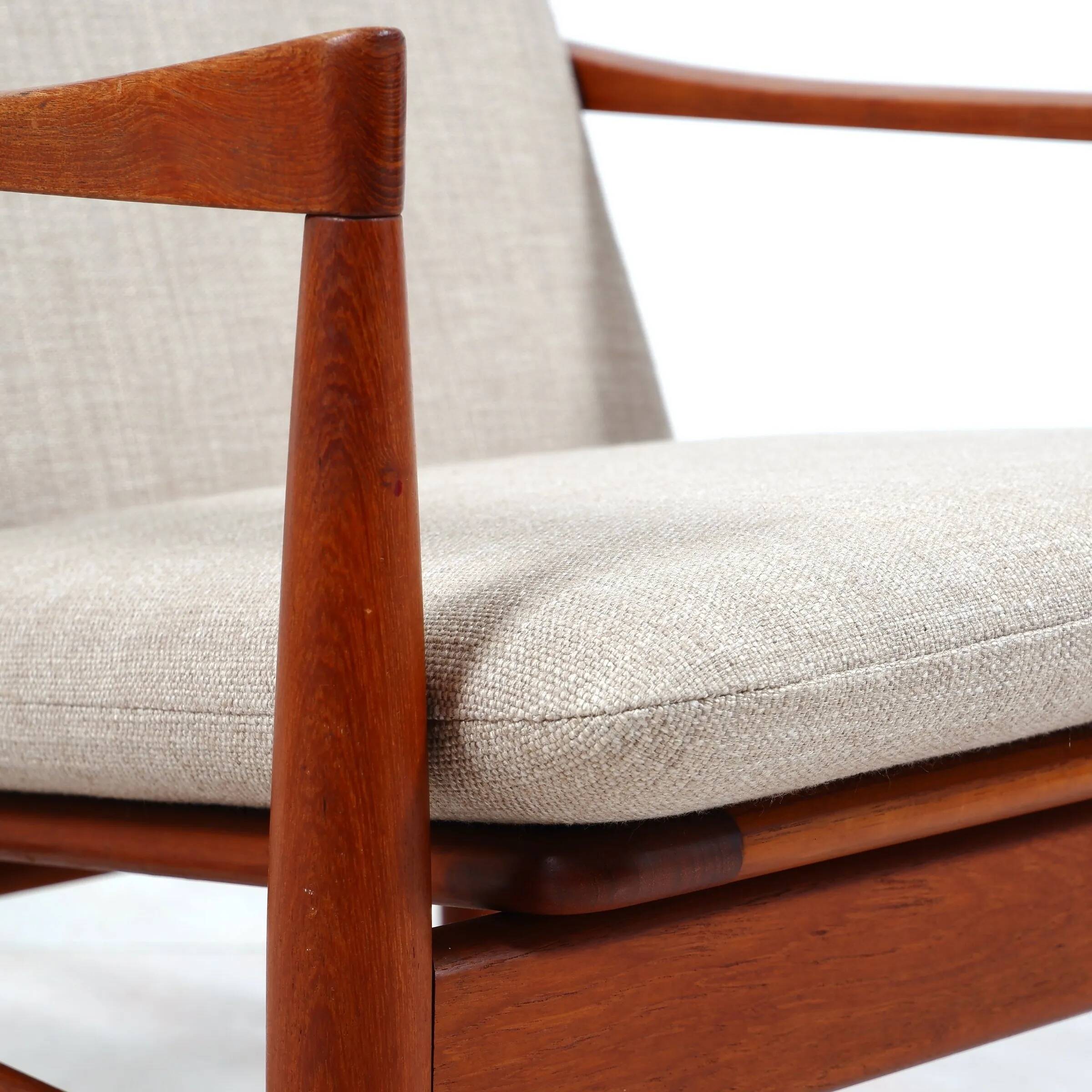 2 chaises longues en teck par Skive Mobelfabrik