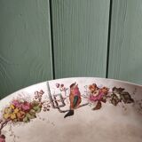 Ironstone compote E. Bourgeois Grand Dépôt Birds