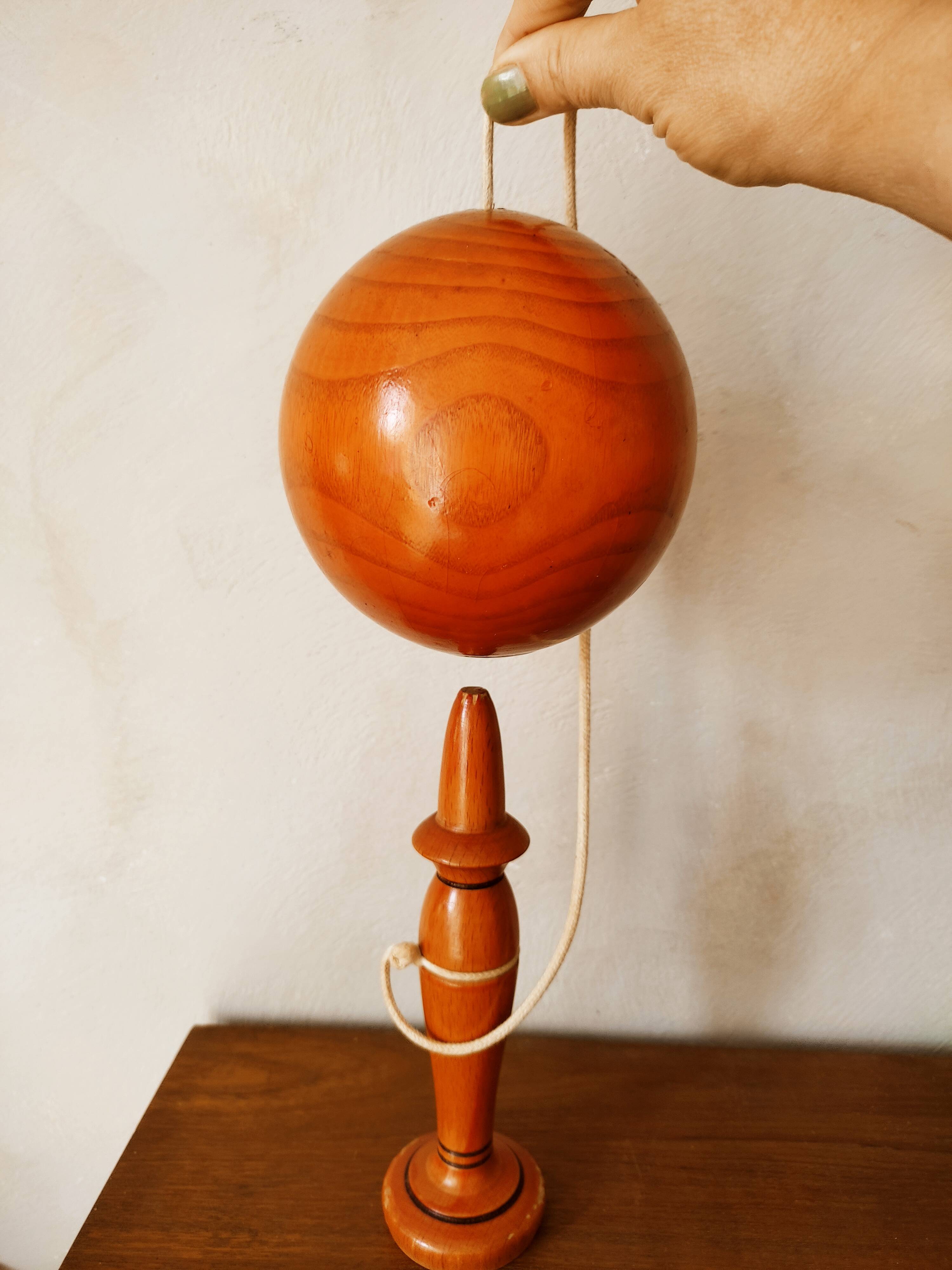 Solid beech bilboquet