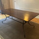Beautiful teak dining table with 8 chairs.