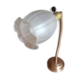 Bronze lamp, adjustable, early 20th century