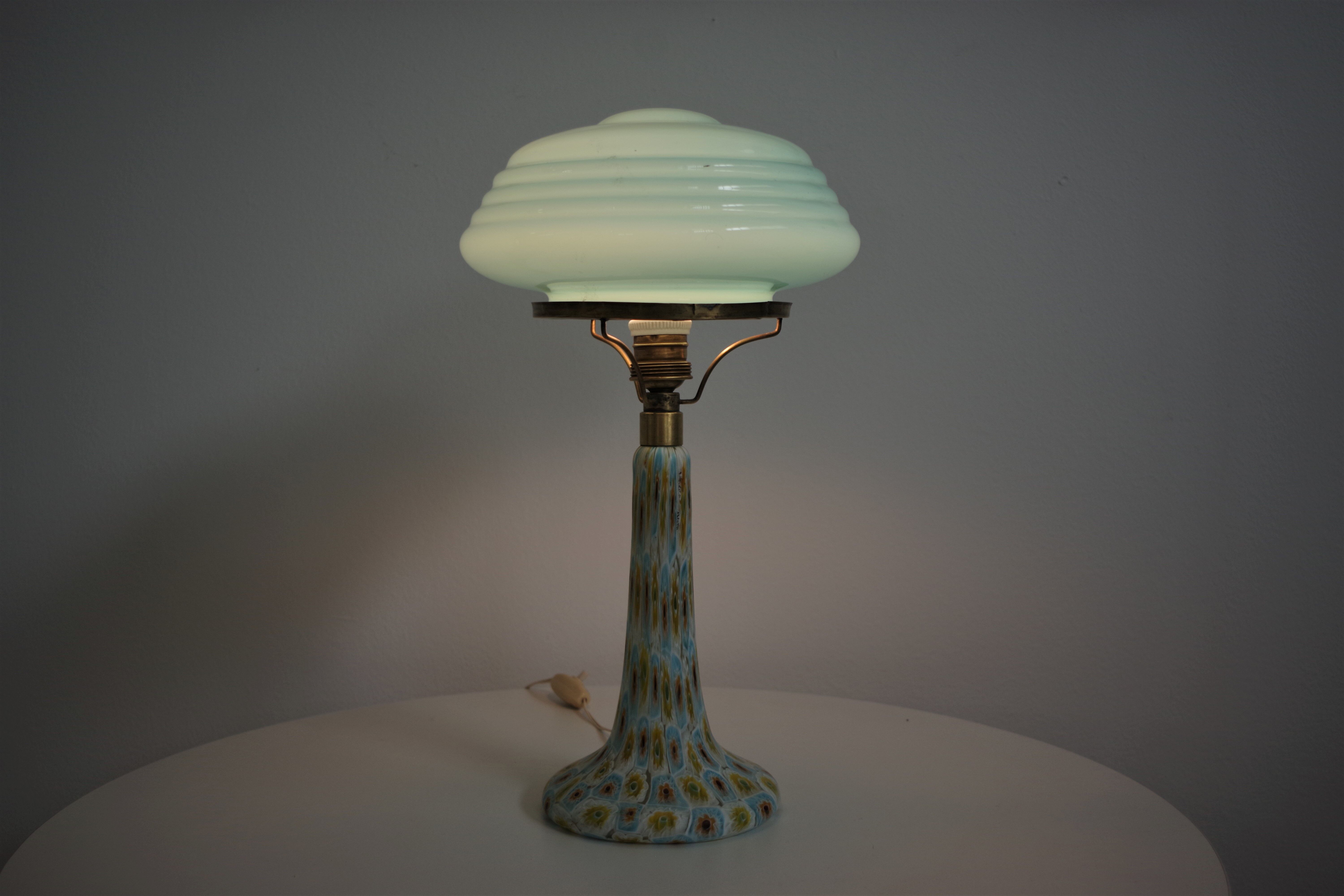 Murano glass lamp, 1950s