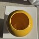 Small yellow spherical vase from the 90s, H10 D16
