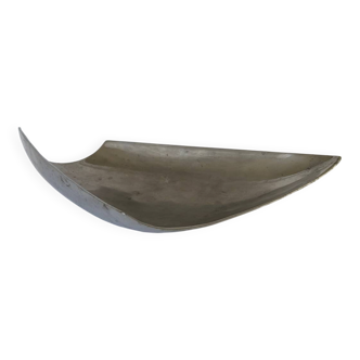 Vintage Modernist Large Aluminium Decoeative Bowl