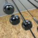 60s 70s Wortmann & Filz cascade lamp ceiling light chrome space age