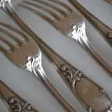 10 Frionnet François silver-plated table forks