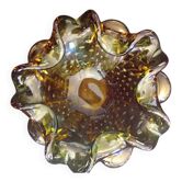 Murano bubble glass catchall