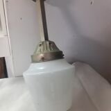 White hanging opaline art deco