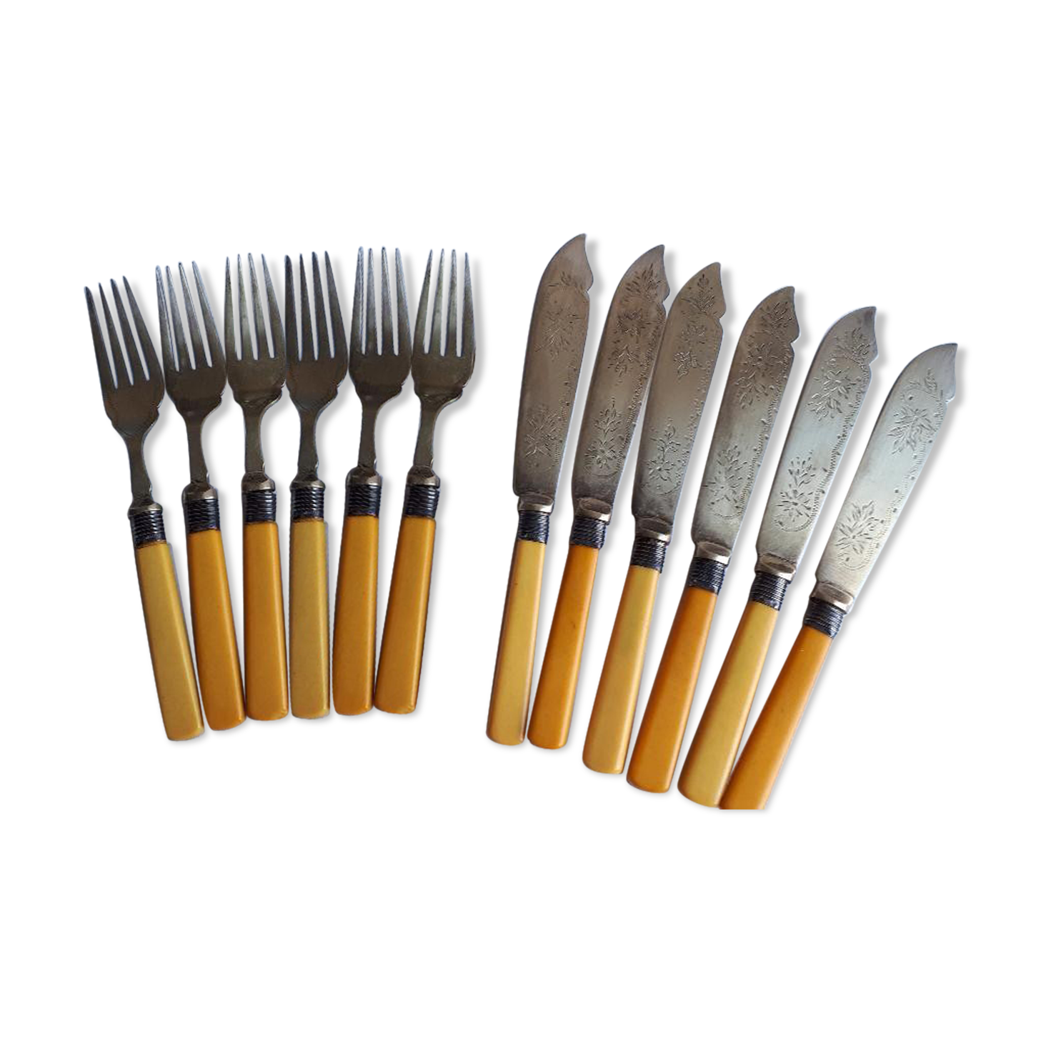 Fish cutlery in a box