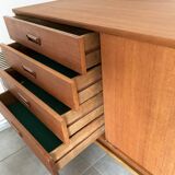 Vintage Scandinavian enfilade from the 60s in teak