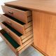 Vintage Scandinavian enfilade from the 60s in teak