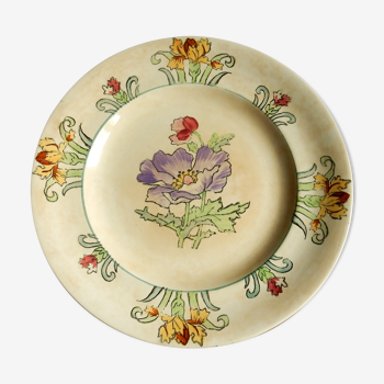 Longwy Hand-painted collector's plate