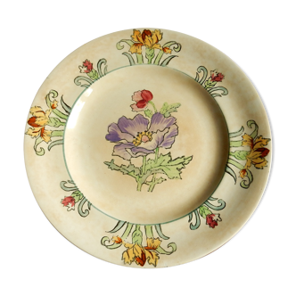 Longwy Hand-painted collector's plate