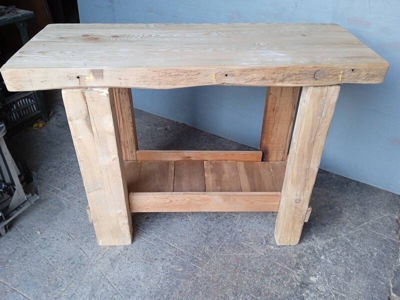 Workbench 120cm old solid wood