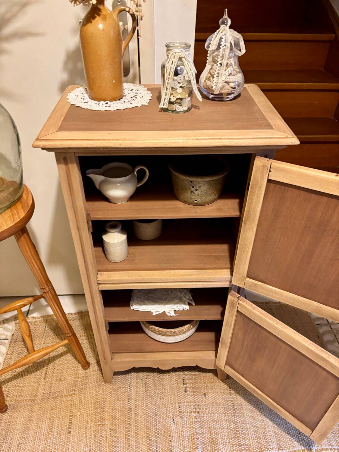 Small wooden wardrobe