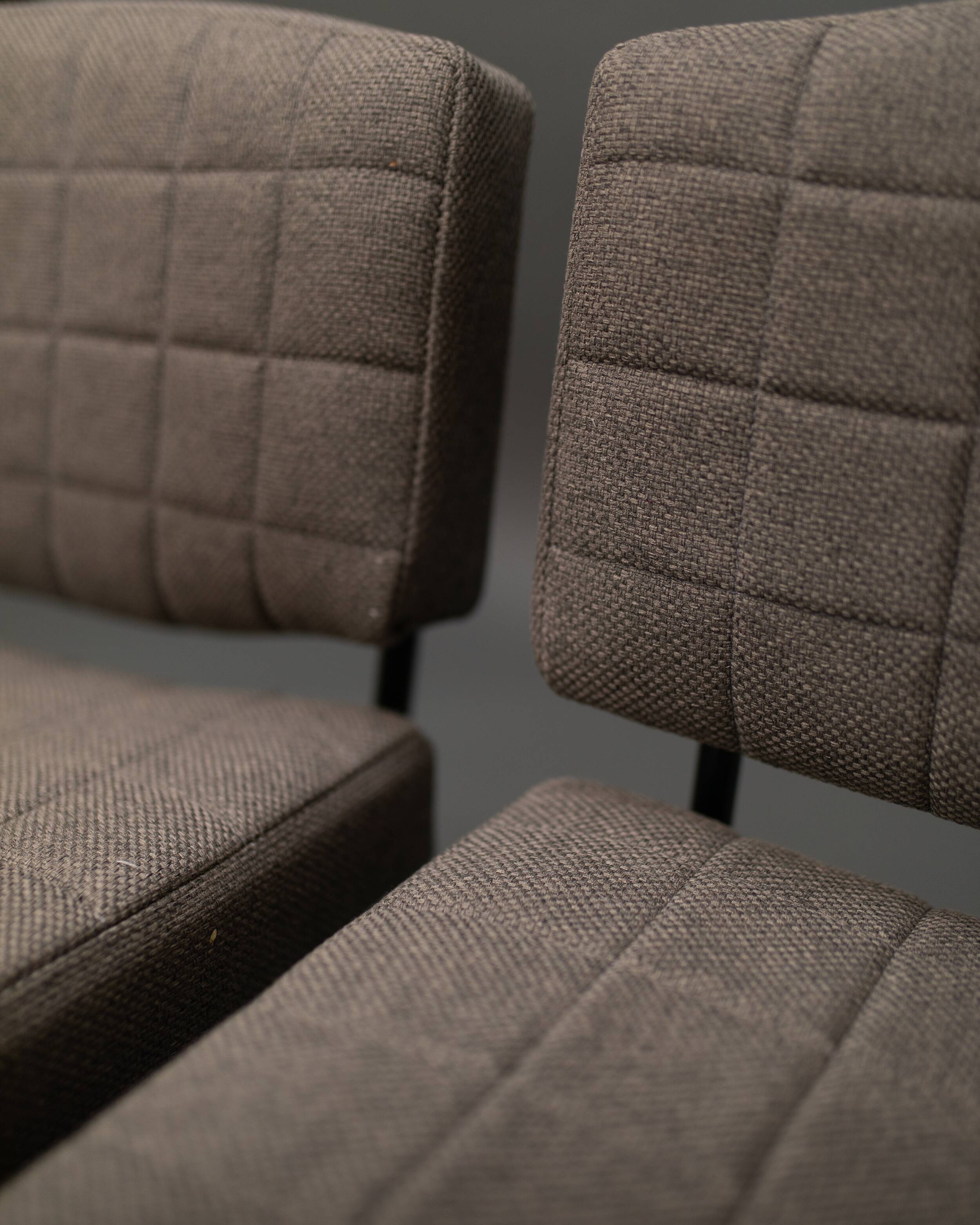 Pair of 'conseil' armchairs by Pierre Guariche for Meurop 1960