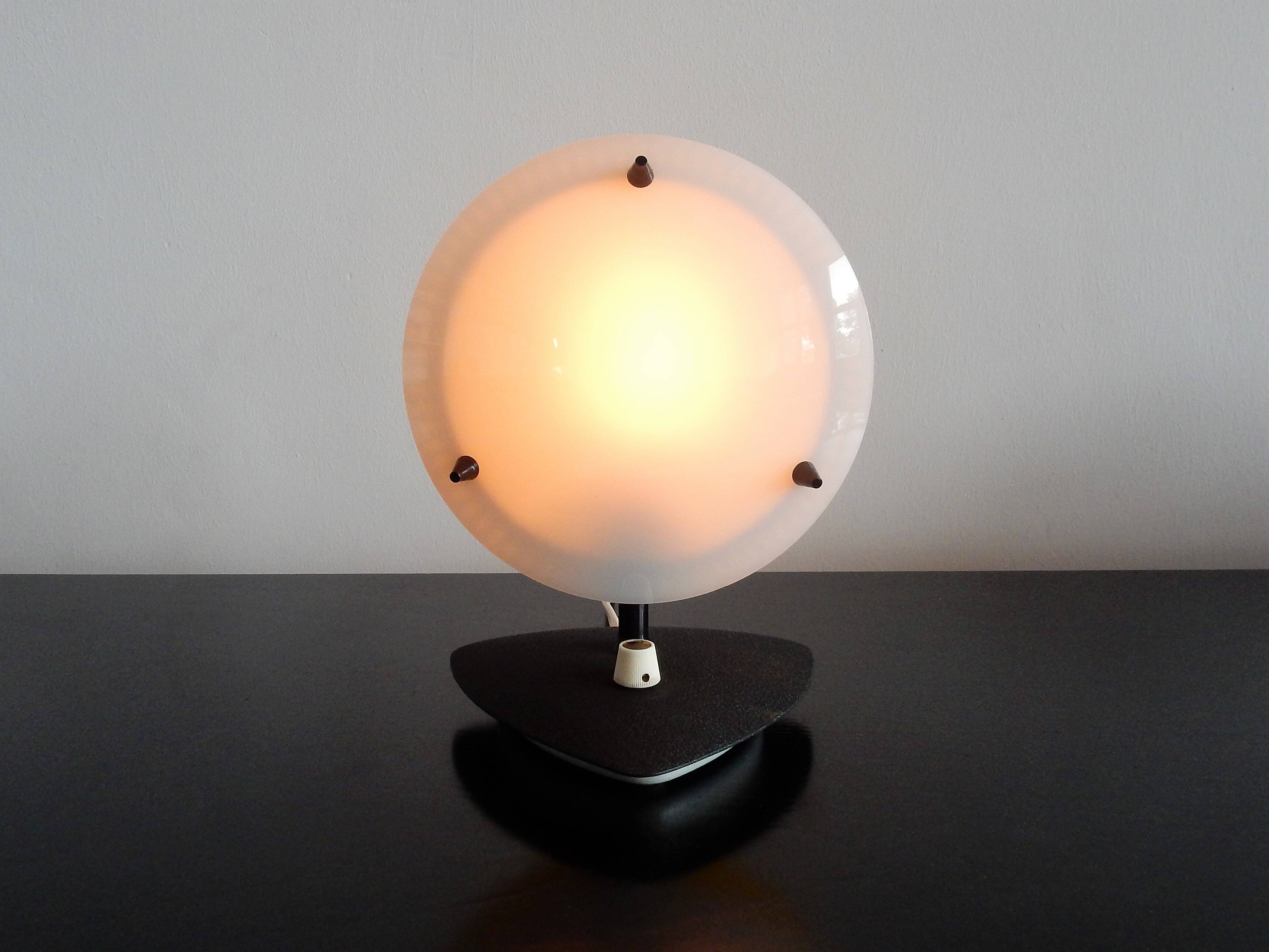 Vintage dimmable Sonnenkind table lamp for Télé Ambiance, France