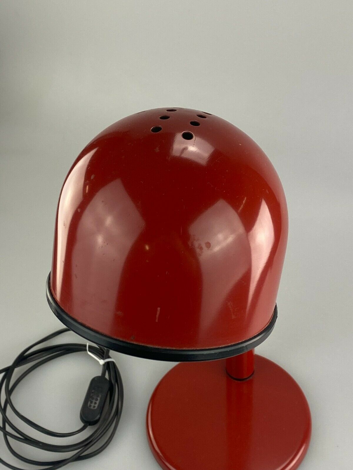 60s 70s Ball Lamp Lamp Light Red Table Lamp Space Age Design 60s 70s