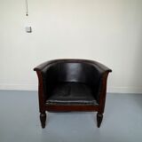 Fauteuil Hollandais Cabriolet cuir
