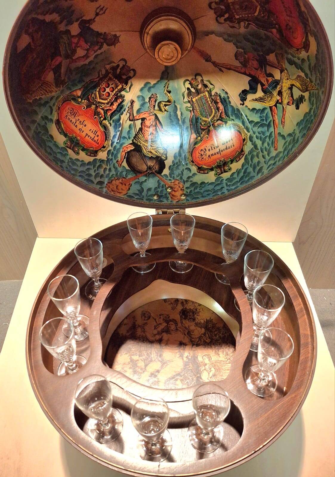 Mobile Bar Vintage à Forma di Mappamondo – Style Classico, Avril