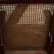 Fauteuil de planteur/colonial en bois foncé et cannage Reproduction 1990's