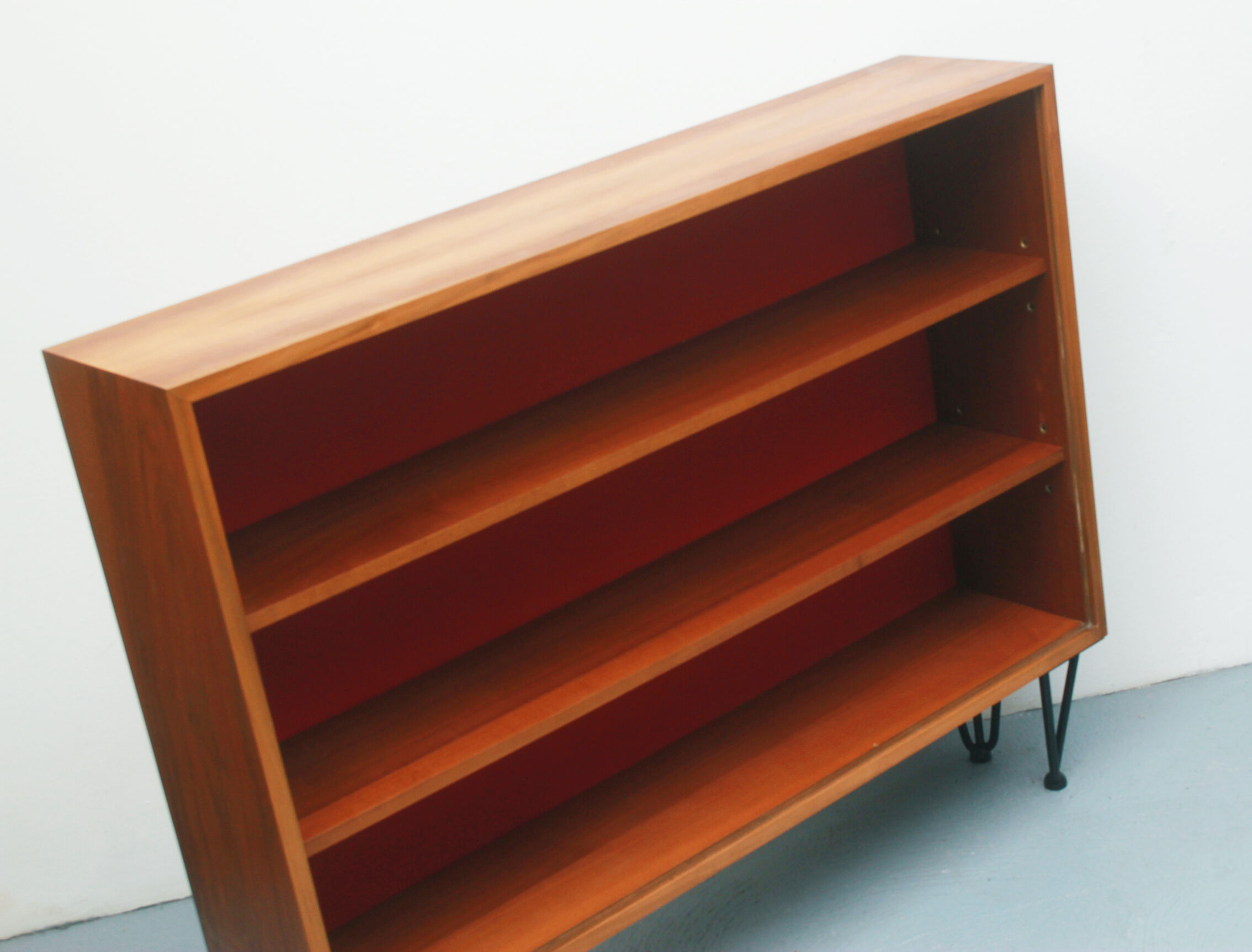 1960s book shelf in walnut