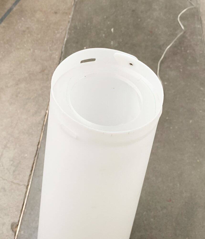 Italian postmodern cone floor lamp by Emporium