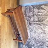 Solid wooden farm bench