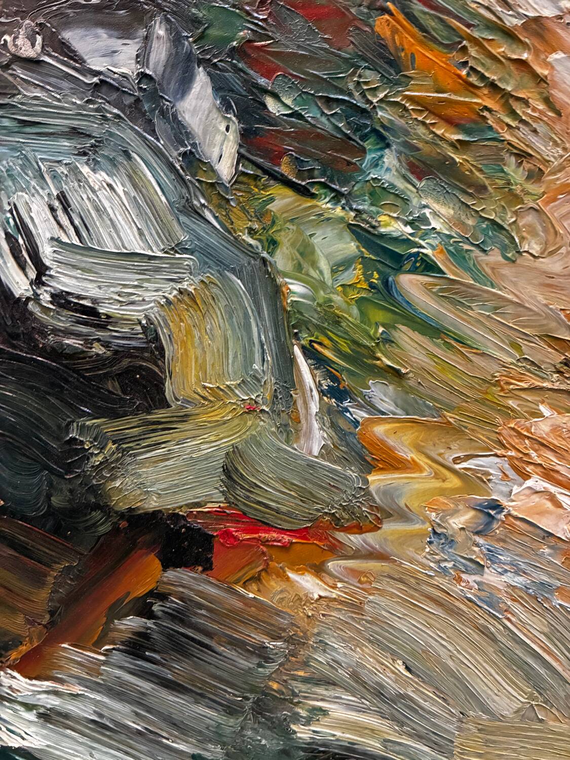 Tableau paysage Barbizon 1964
