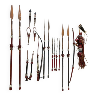 Art Tribal Collection Africa spears and assegais