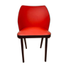 Bright red vintage cocktail chair 50s-60s